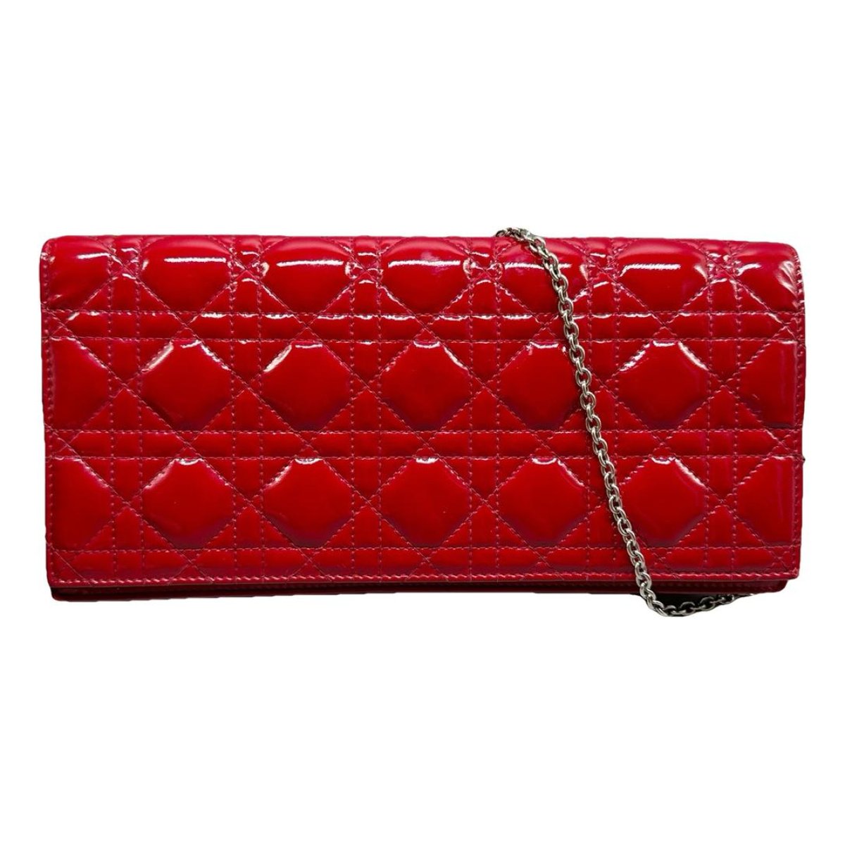 Lady Dior patent leather crossbody bag
