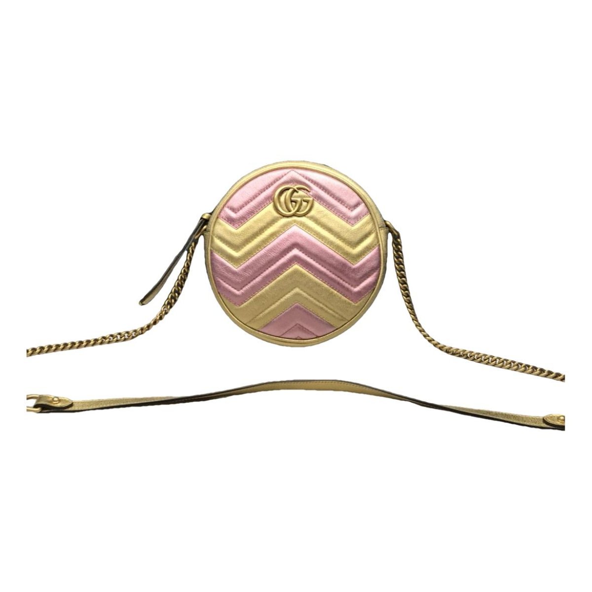GG Marmont Round leather crossbody bag