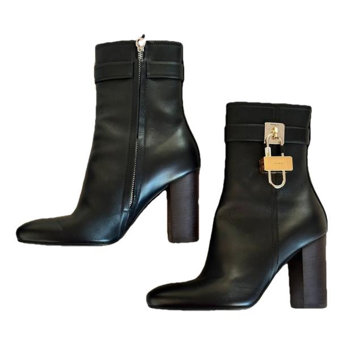 Shark leather ankle boots