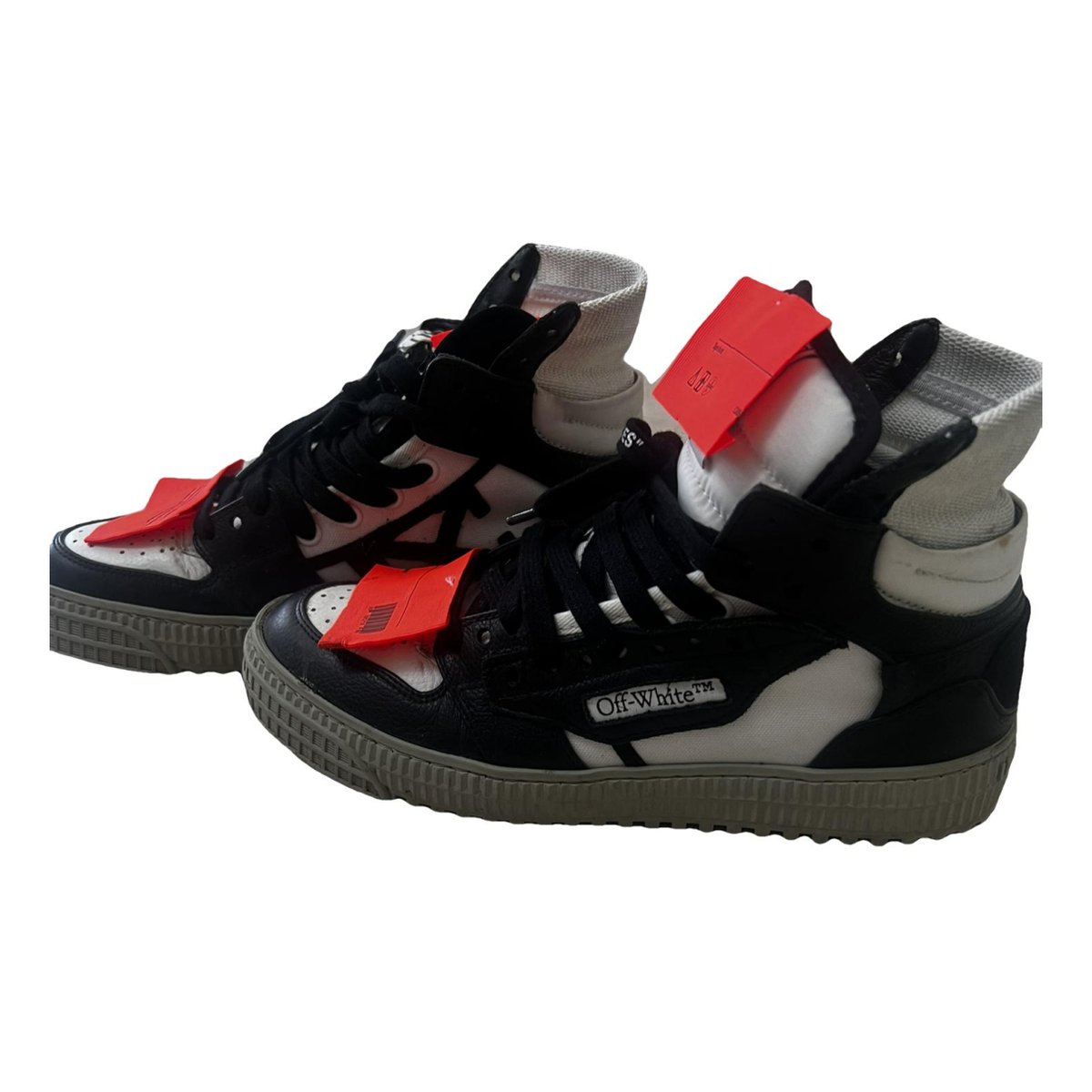 Off-Court leather trainers