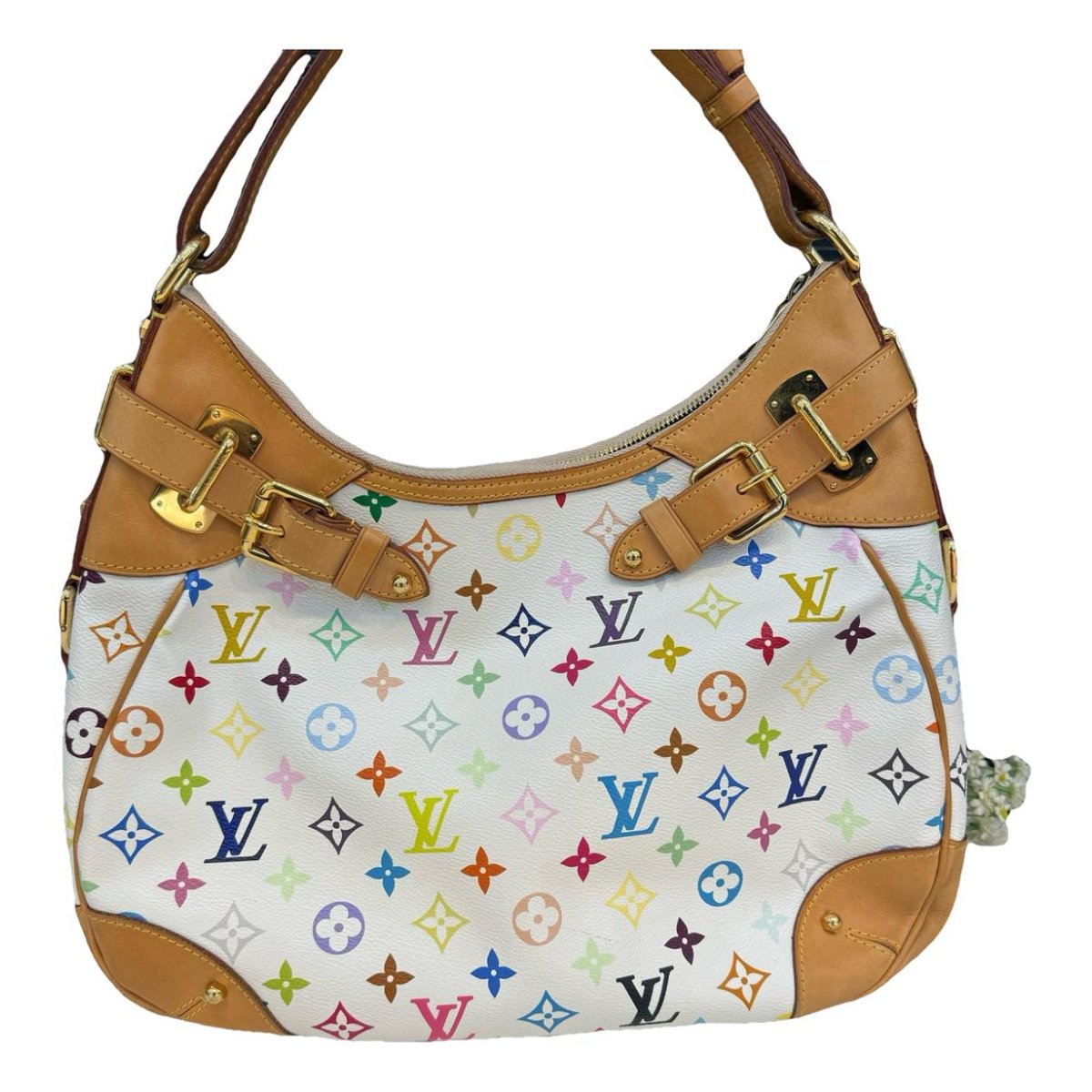 Greta vinyl handbag