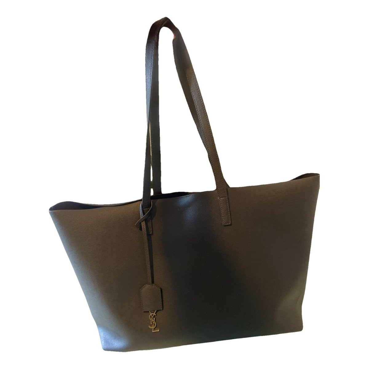 Shopping leather handbag