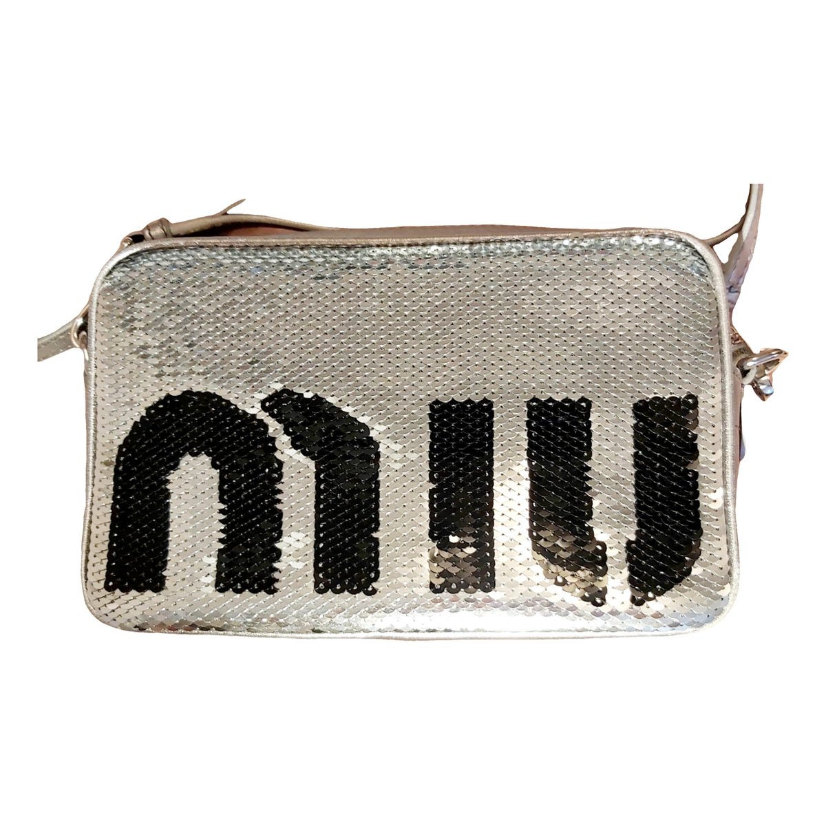 My Miu leather handbag