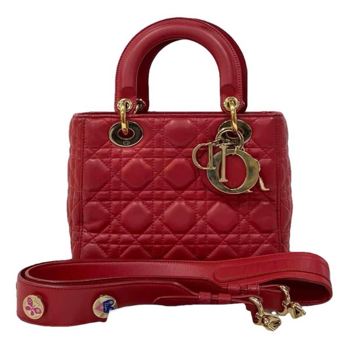 Lady Dior leather handbag