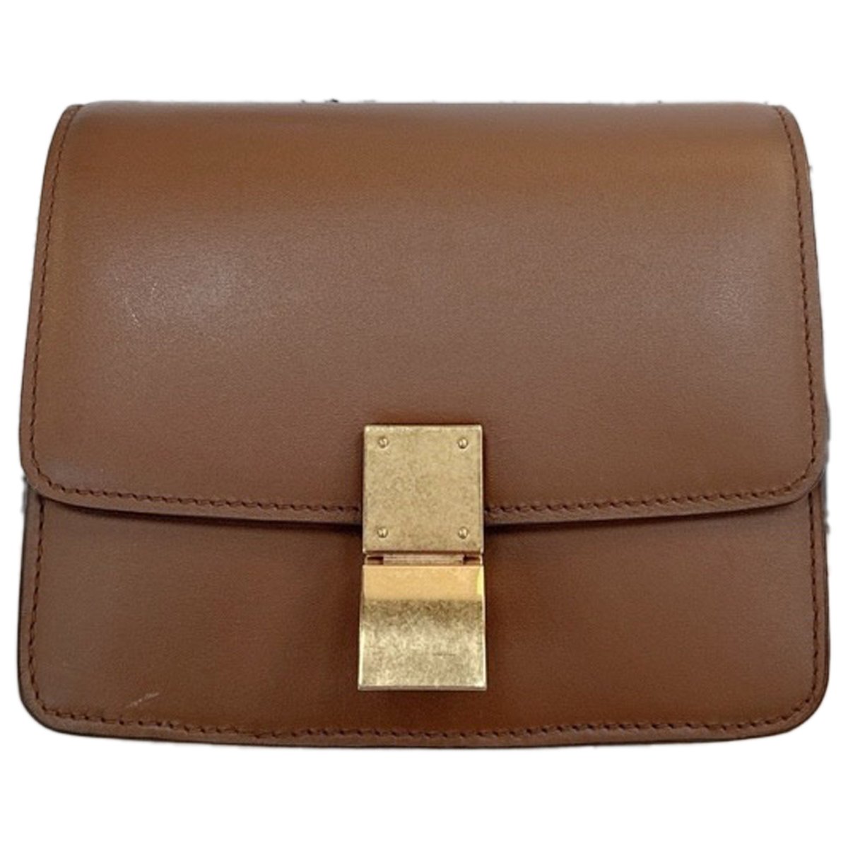Classic leather crossbody bag