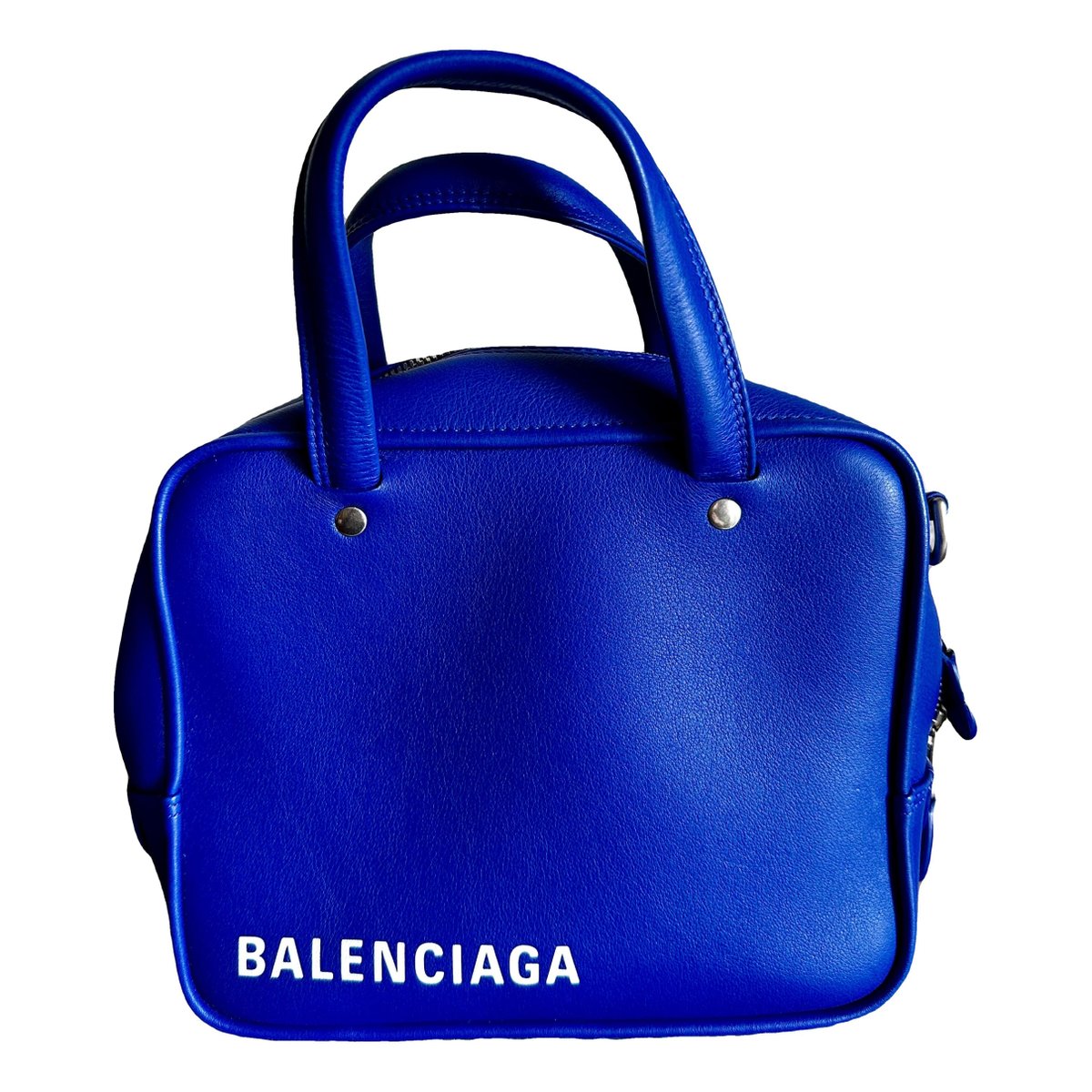 Blanket leather handbag