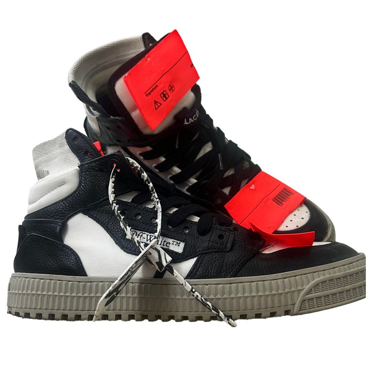 Off-Court leather trainers