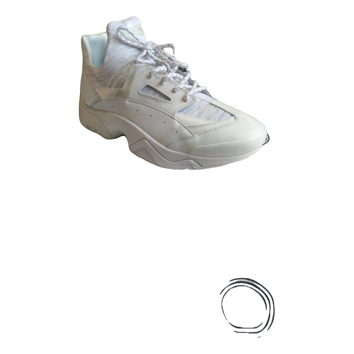 Sonic leather trainers