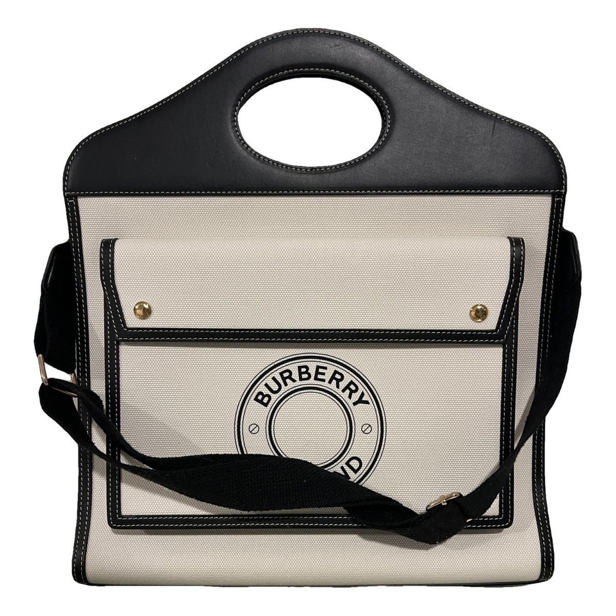 Pocket Medium leather handbag