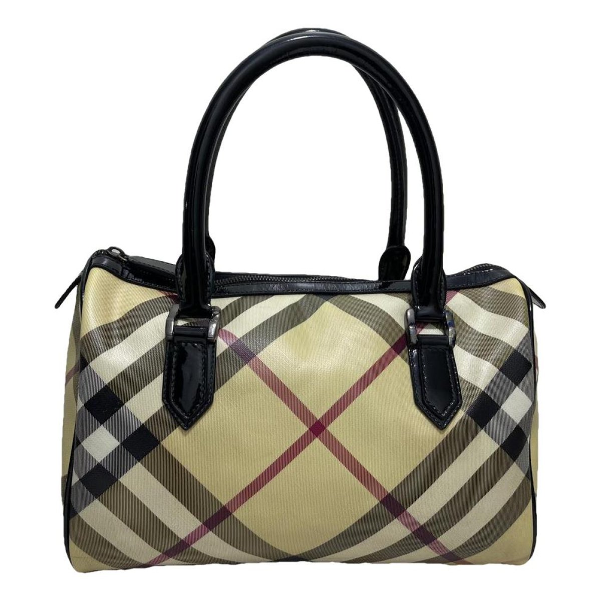 The Barrel leather bowling bag