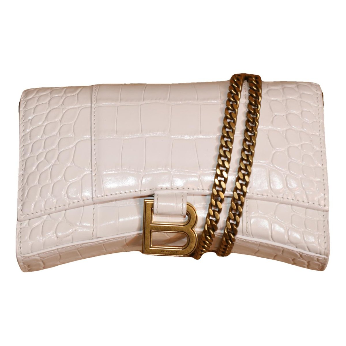 Crush crocodile handbag
