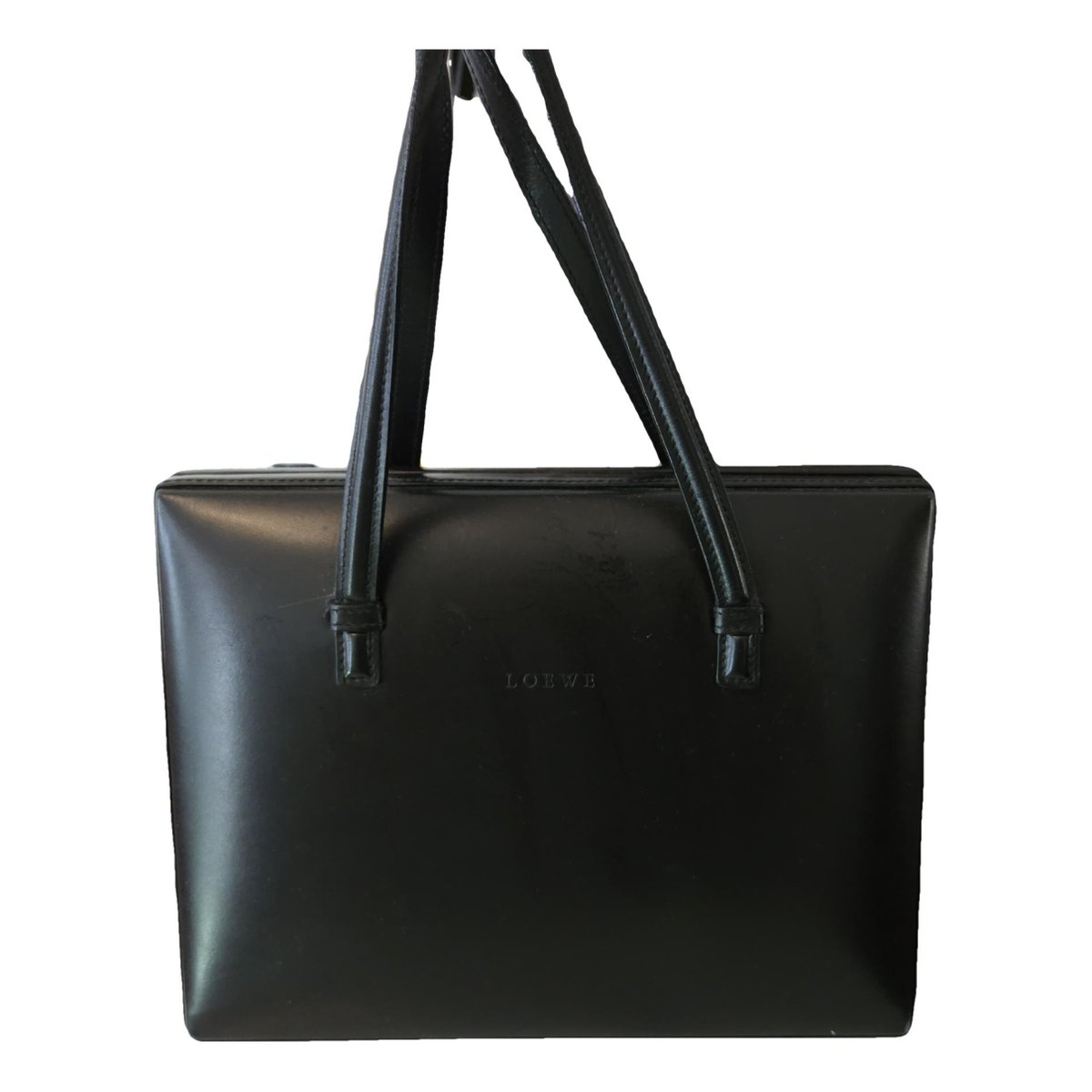 Postal leather handbag