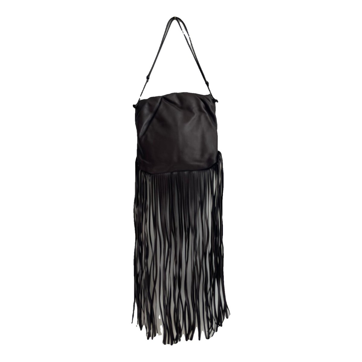 Fringe Pouch leather handbag