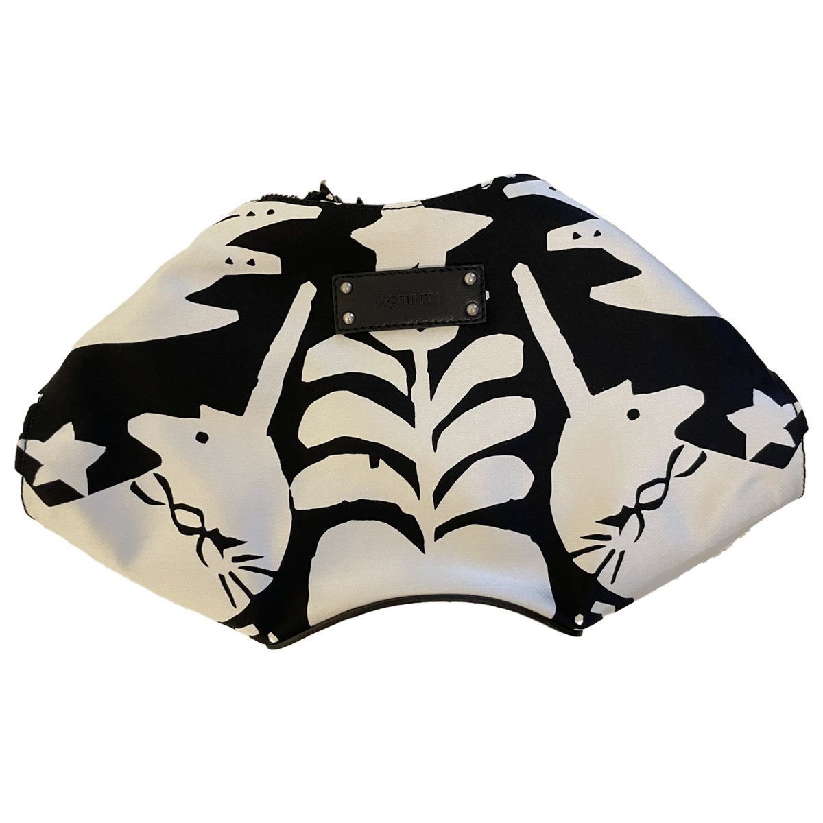 Manta silk clutch bag