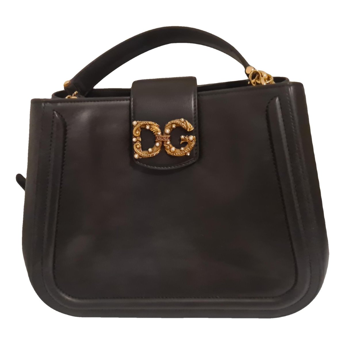 DG Amore leather crossbody bag
