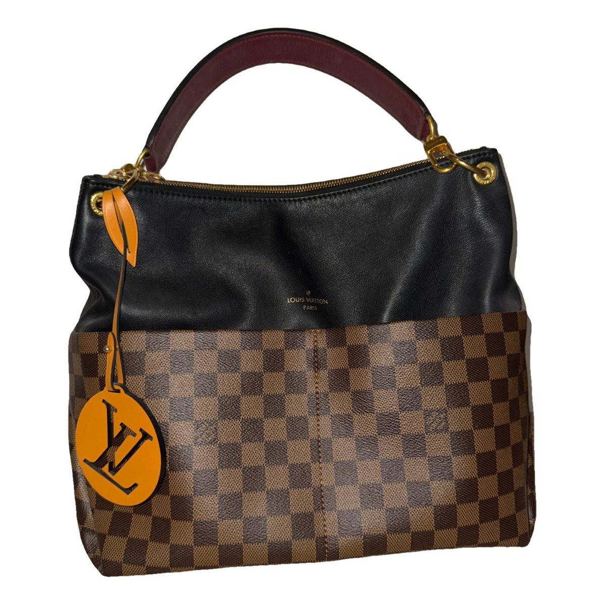 Maida leather handbag
