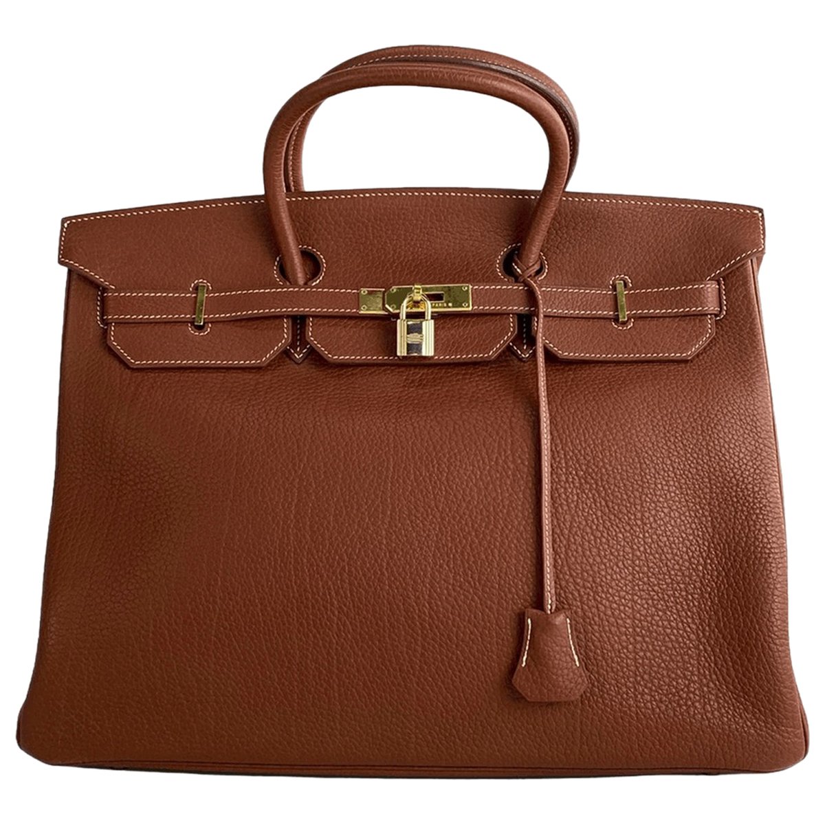 Birkin 40 leather handbag