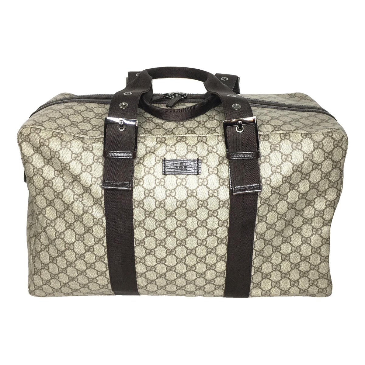 Joy patent leather travel bag