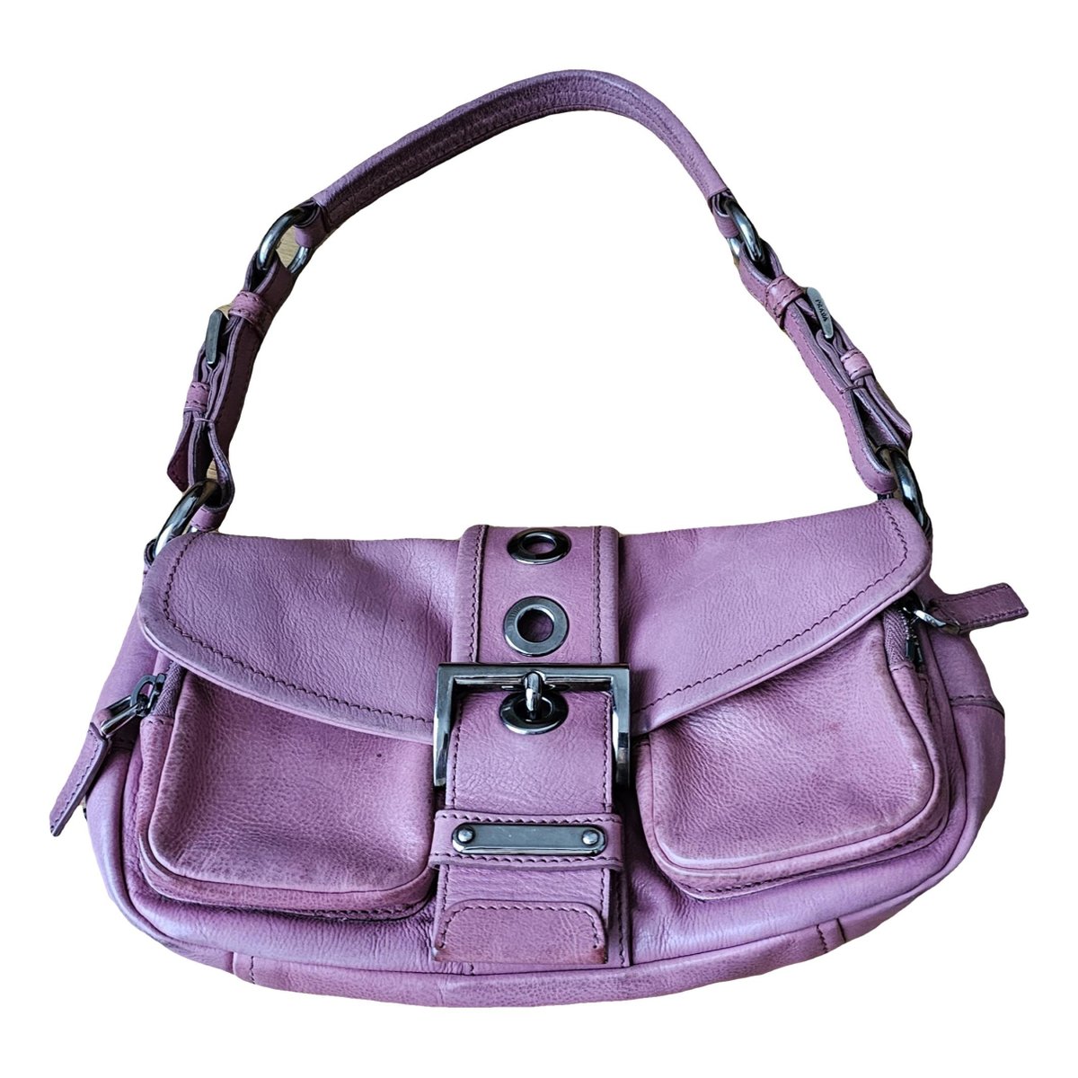 Prada Pocket leather handbag