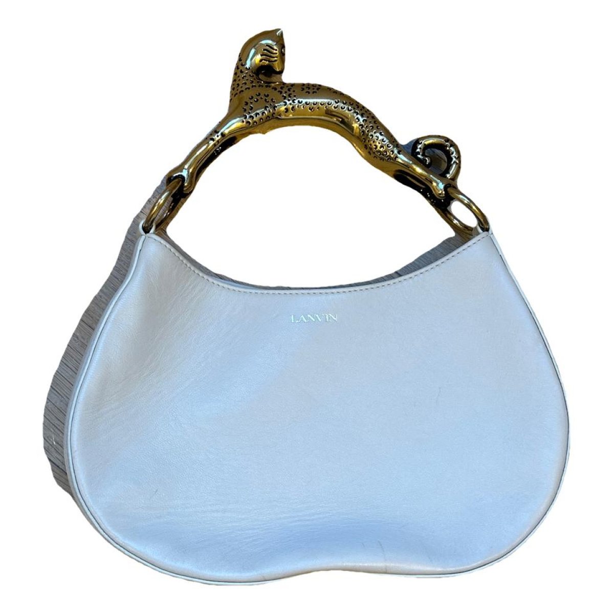 Pencil Chat leather handbag