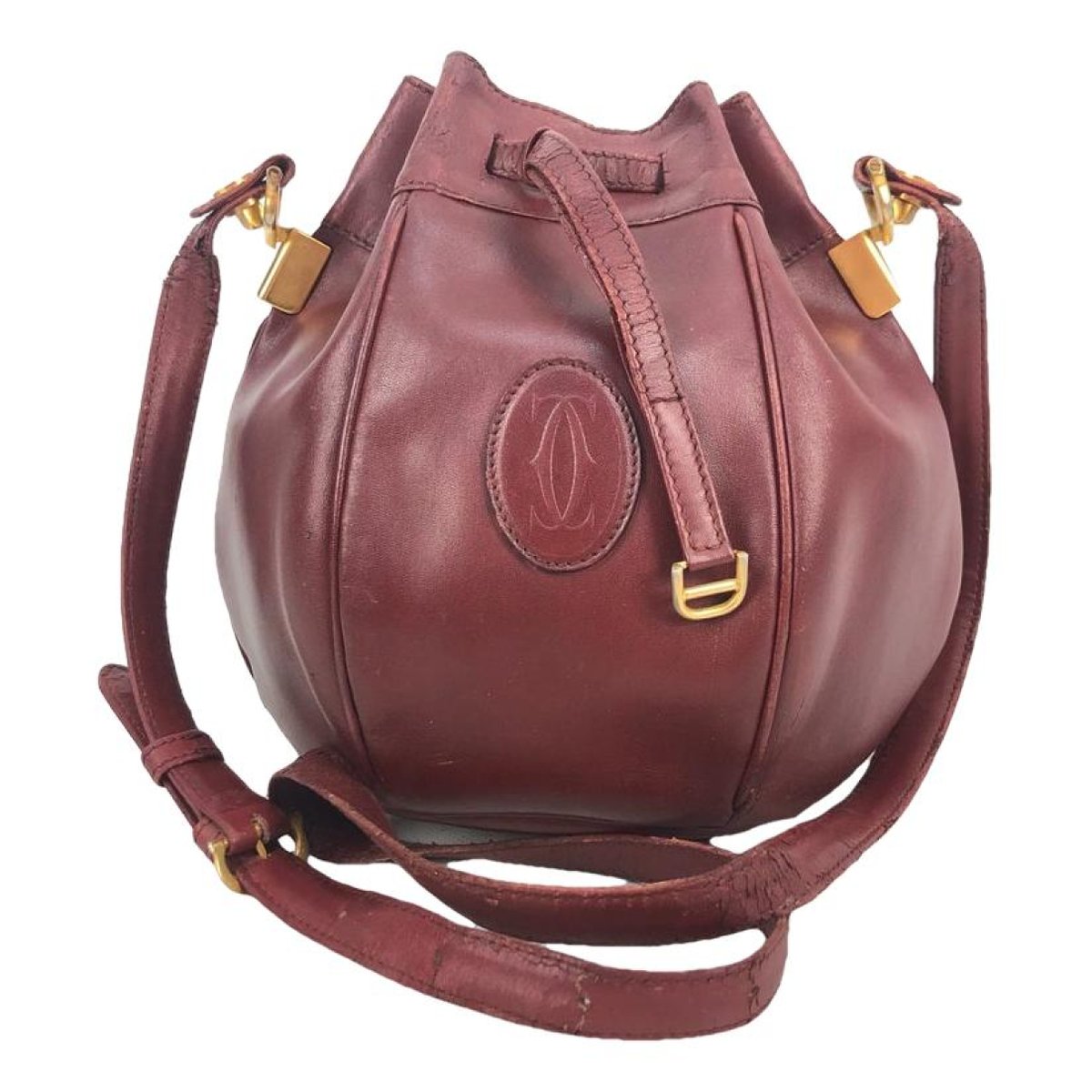 Seau leather handbag