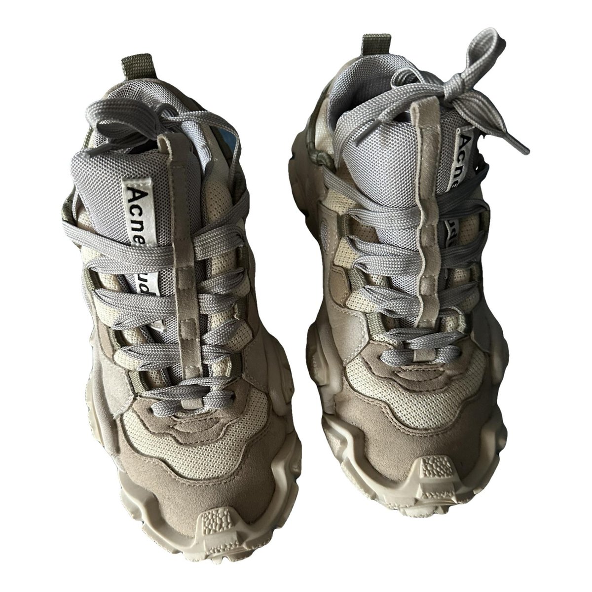 Bolzter leather trainers