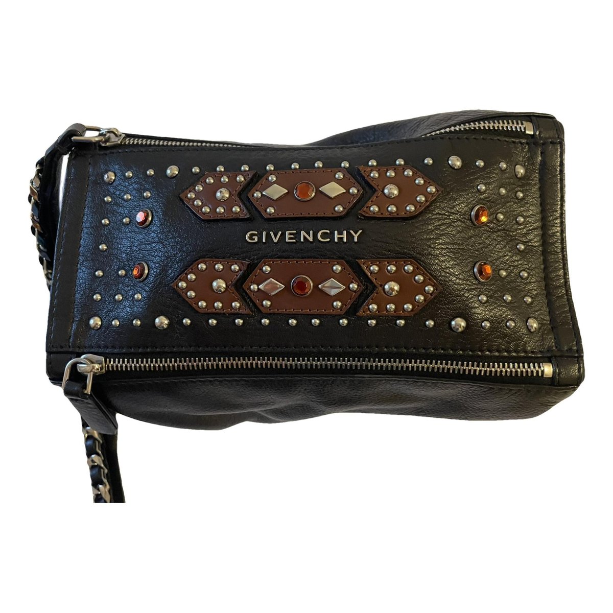 Pandora Box leather handbag