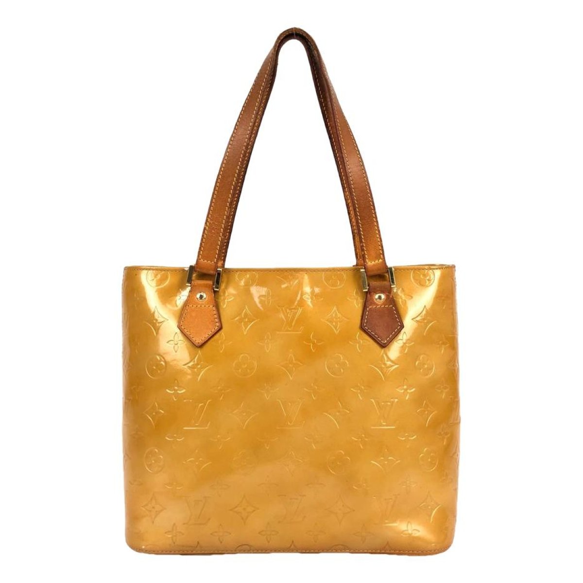 Houston patent leather handbag