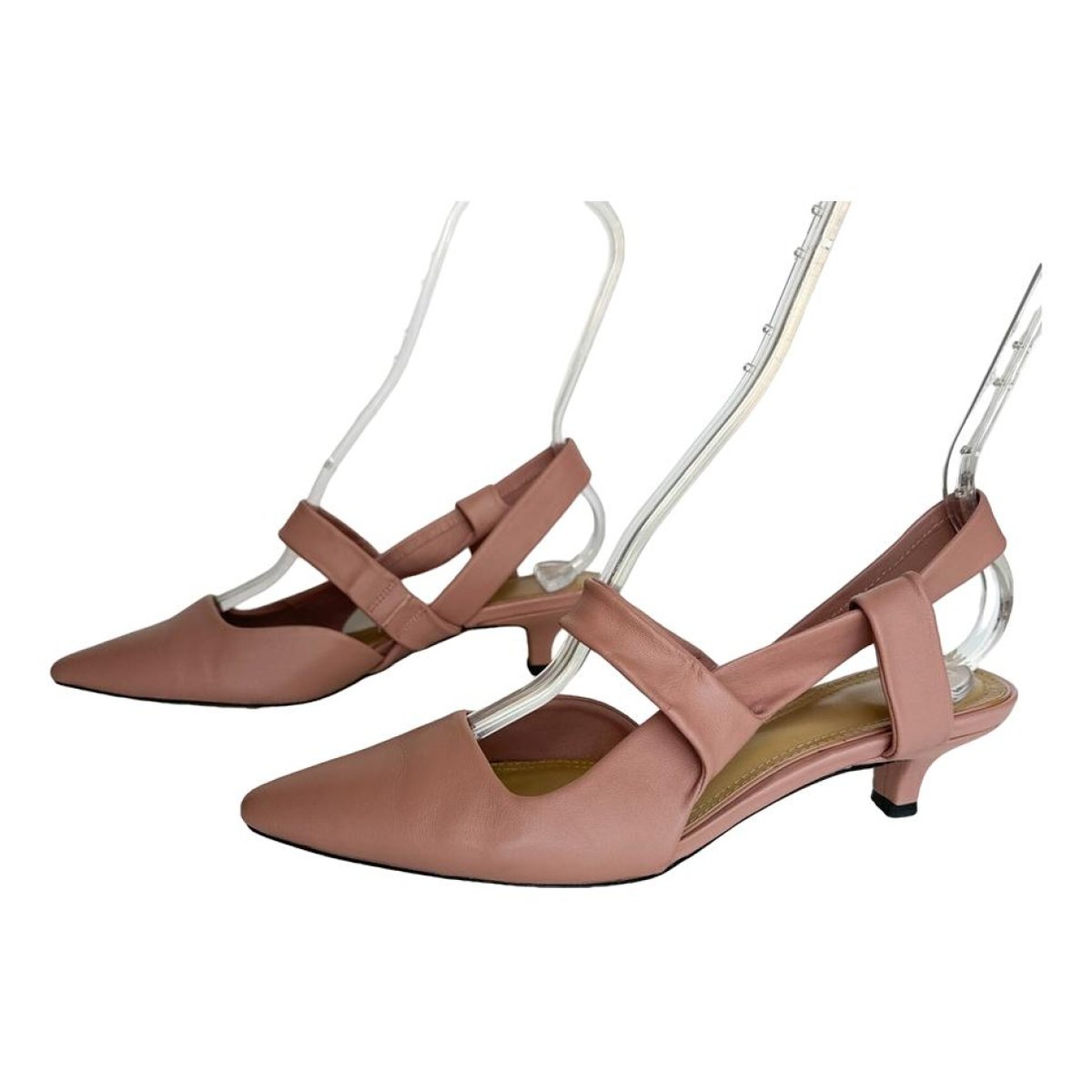 Coco leather heels