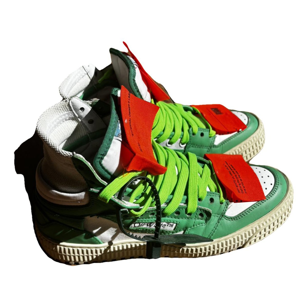 Off-Court leather trainers
