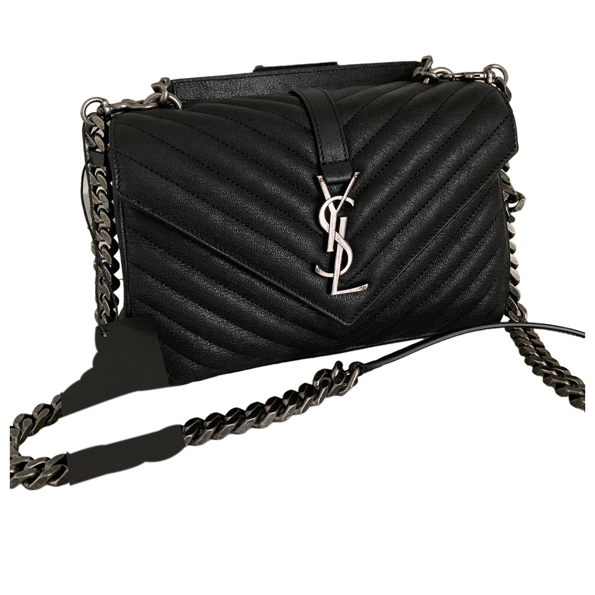 Collége monogramme leather handbag