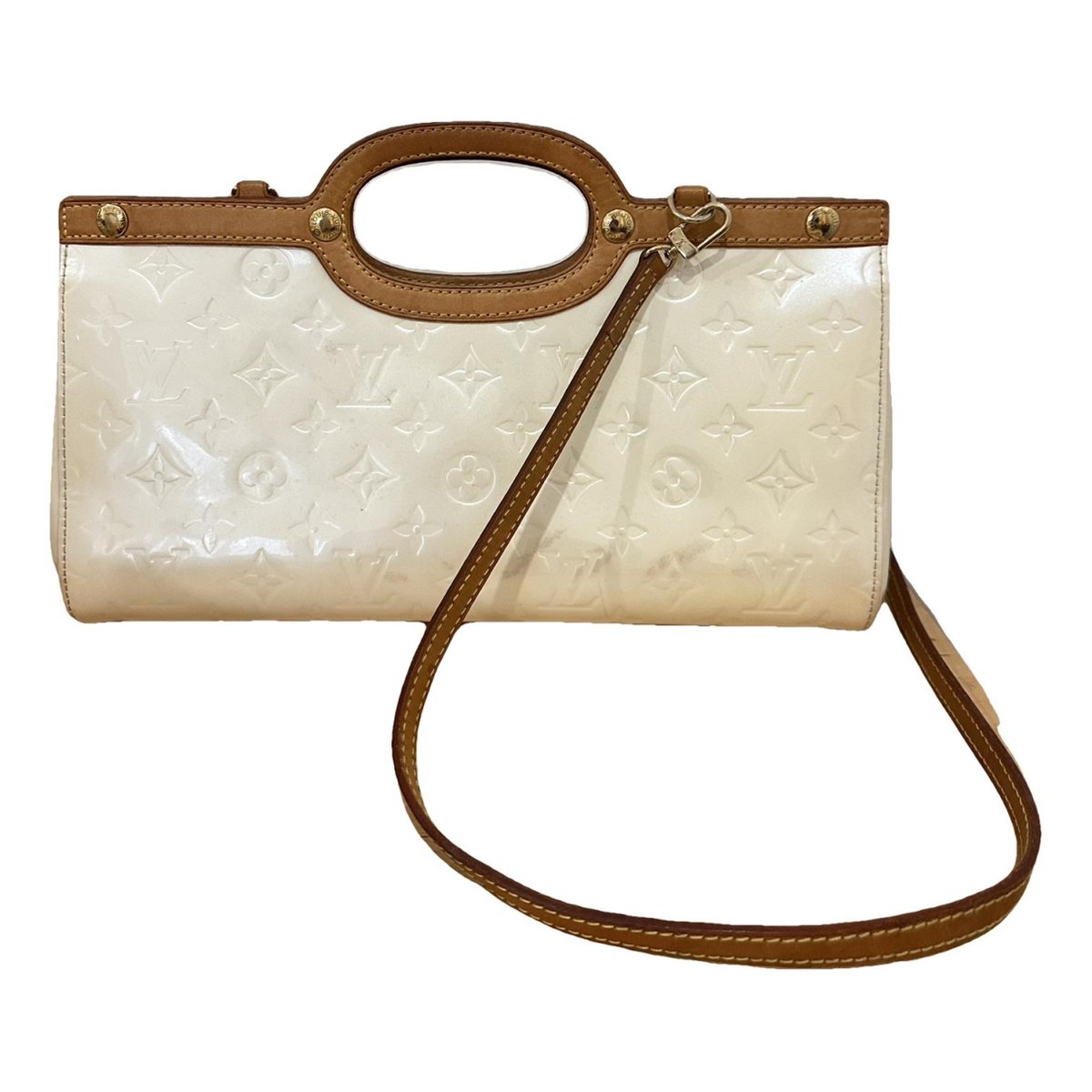 Roxbury patent leather handbag
