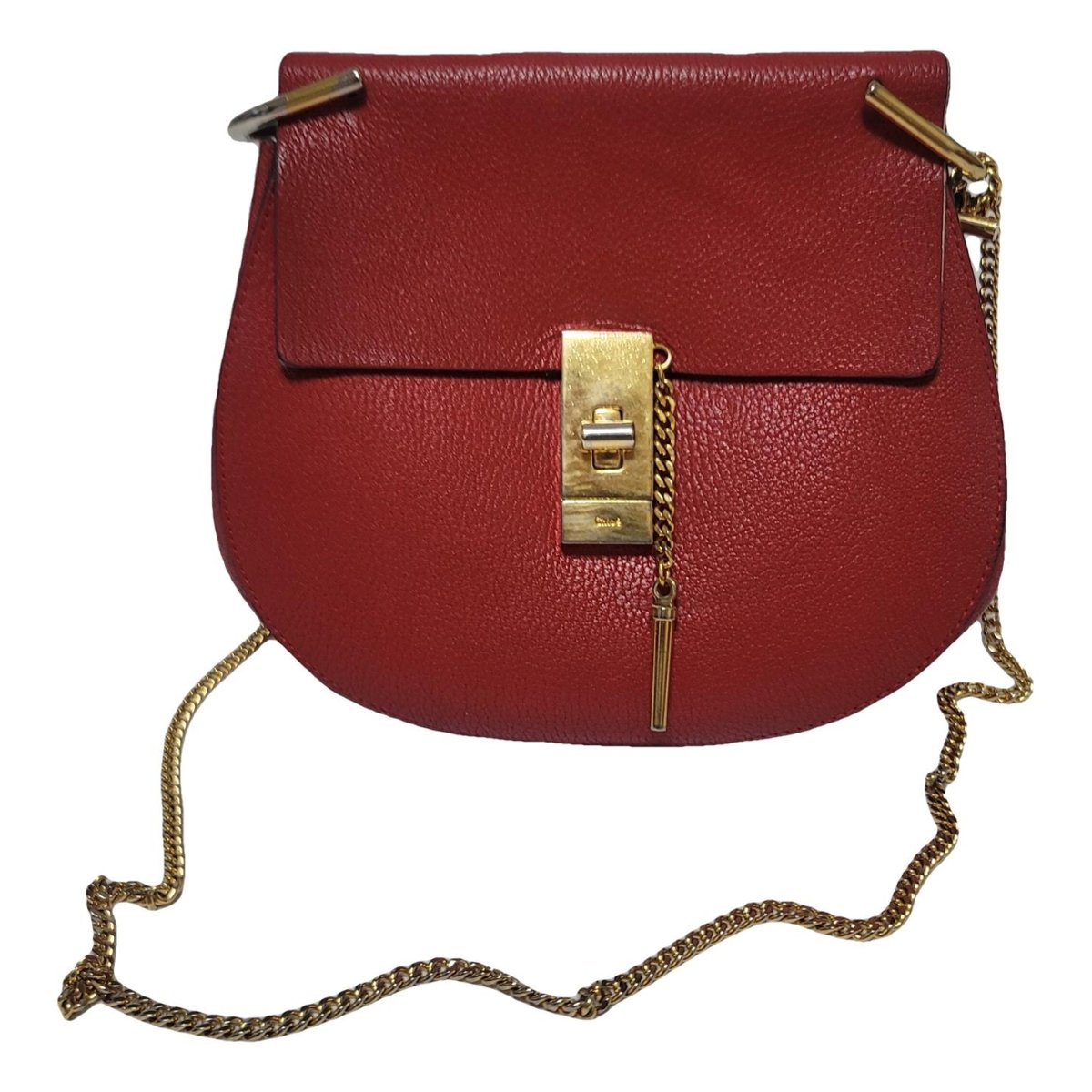 Drew leather crossbody bag