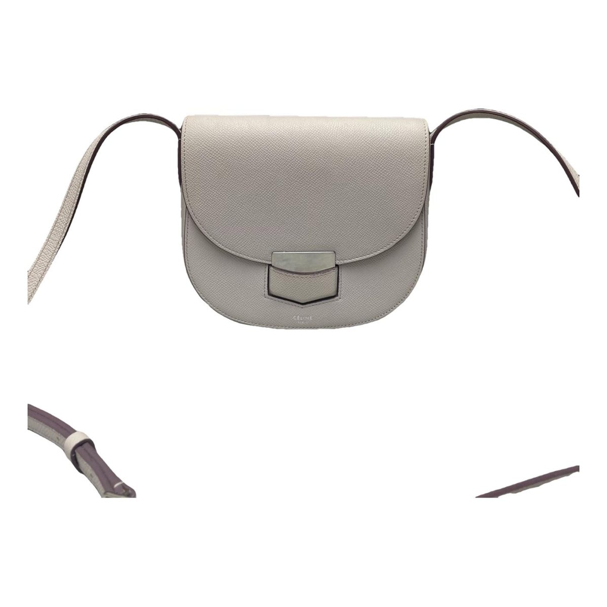 Trotteur leather crossbody bag