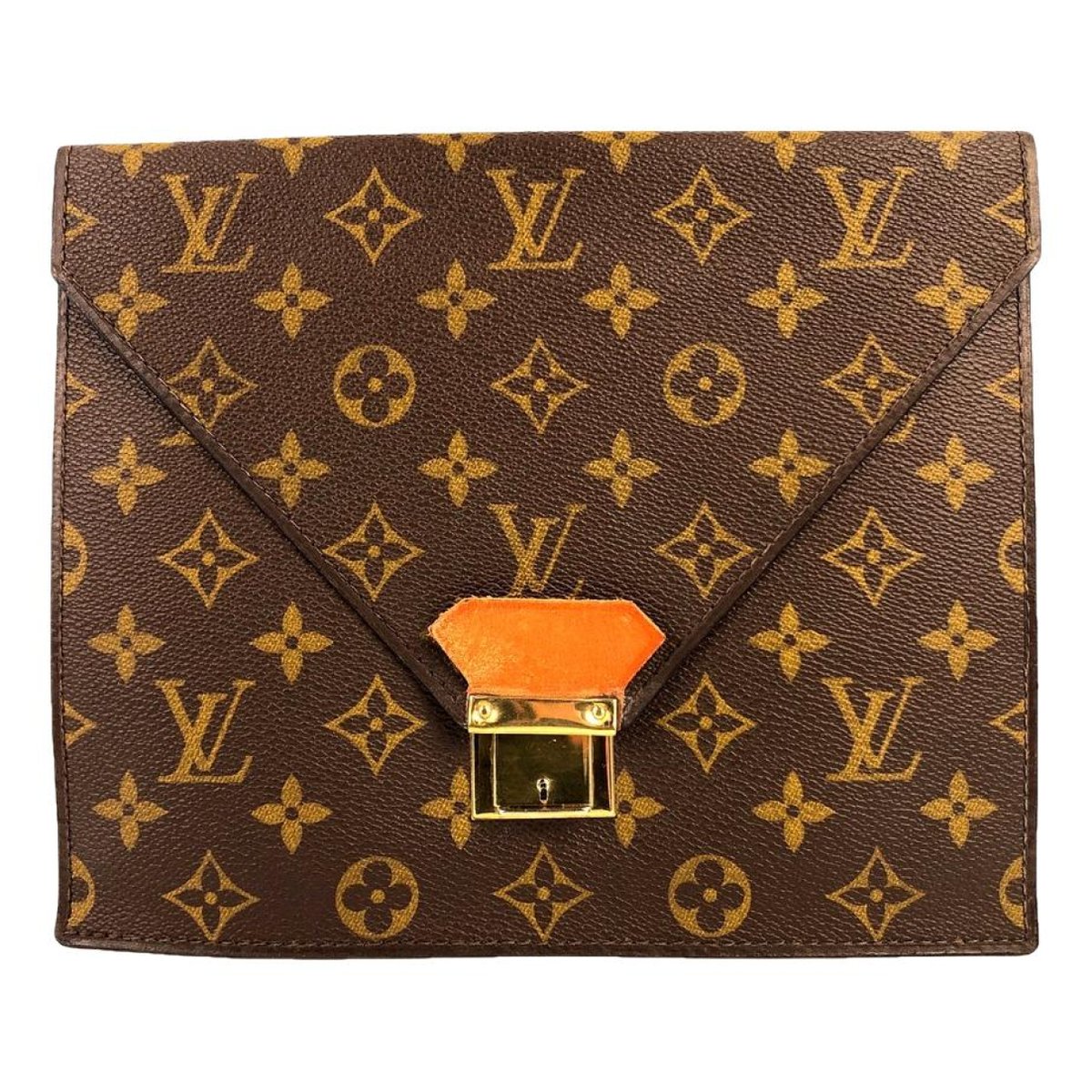 Plat cloth clutch bag