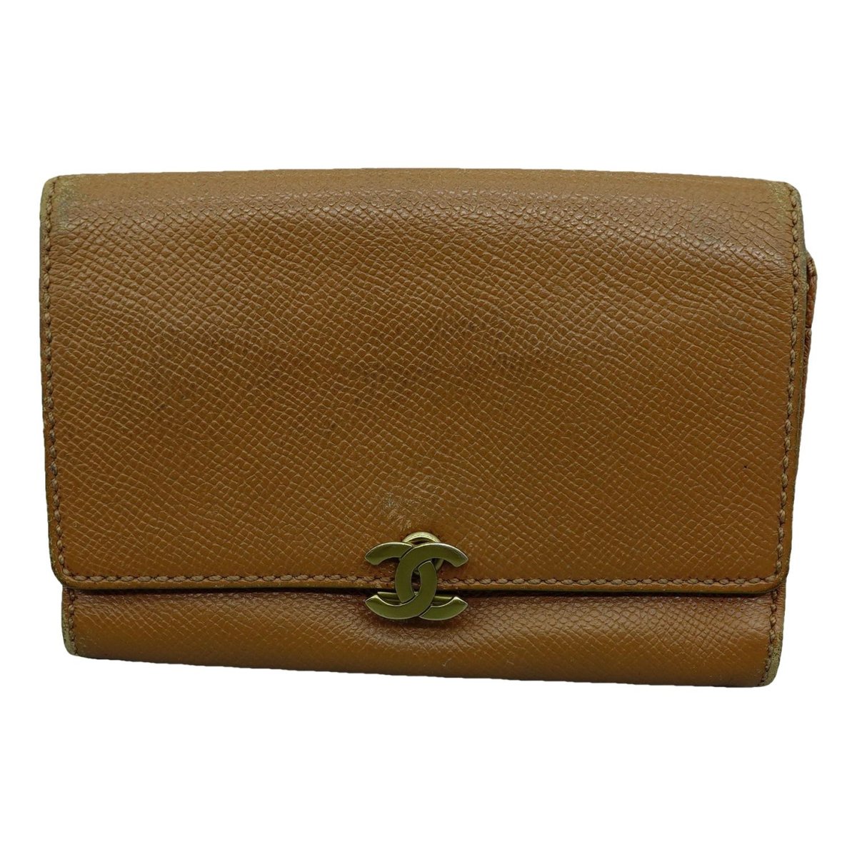 Wallet on Chain leather handbag