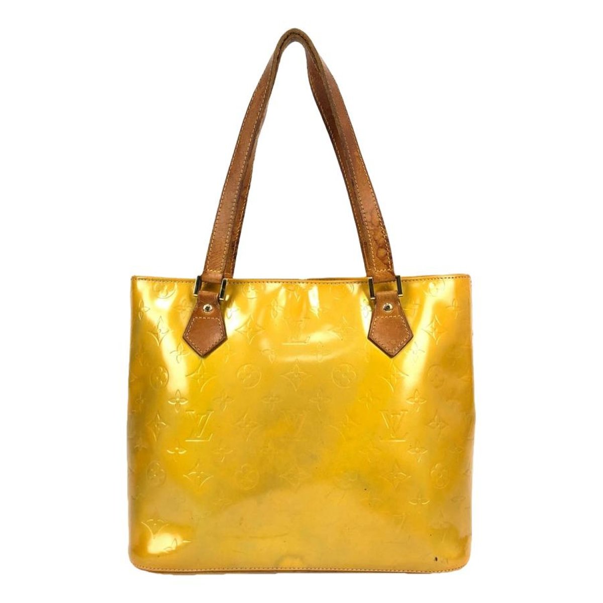 Houston patent leather handbag