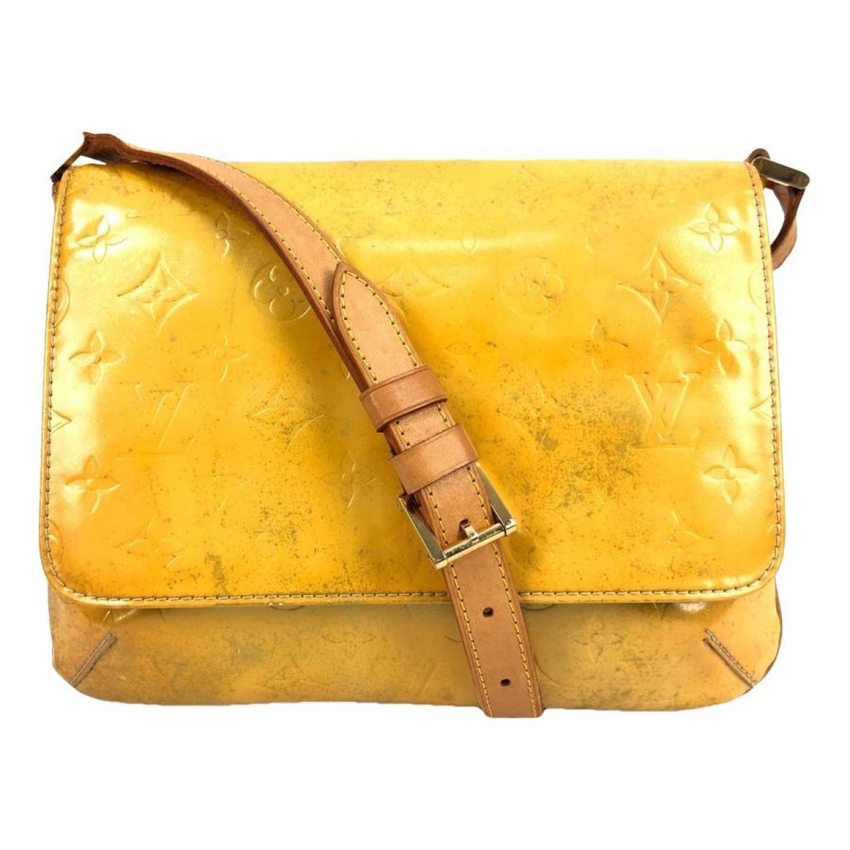 Thompson patent leather handbag