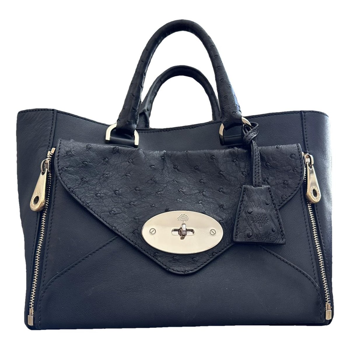 Willow leather tote