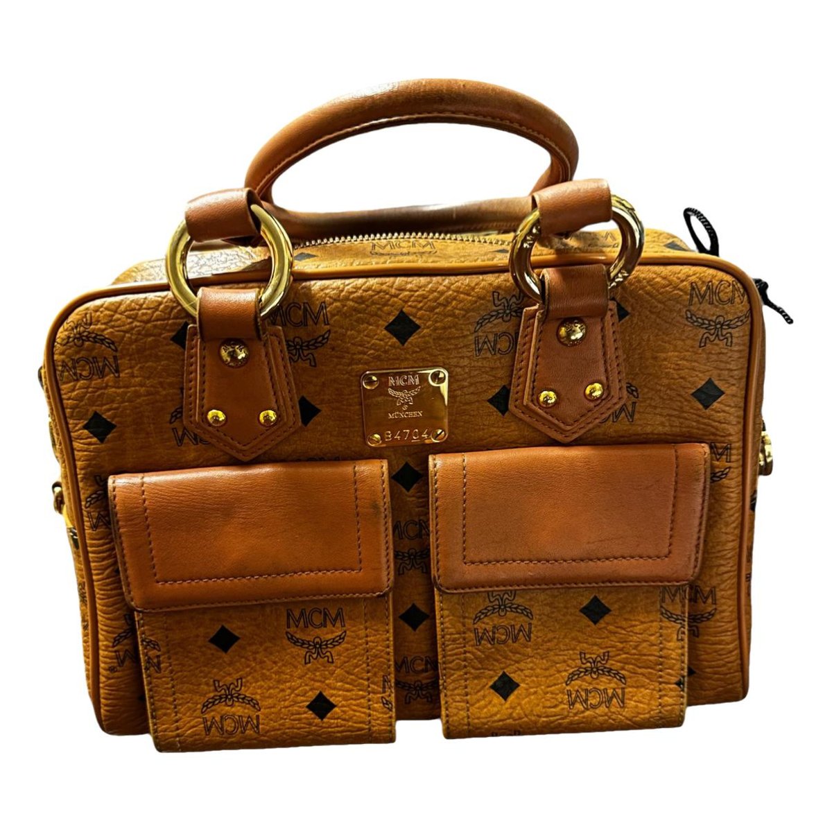 Boston leather handbag