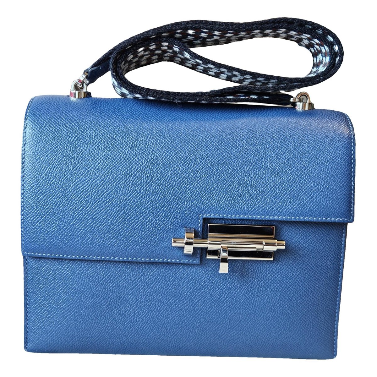 Verrou leather handbag