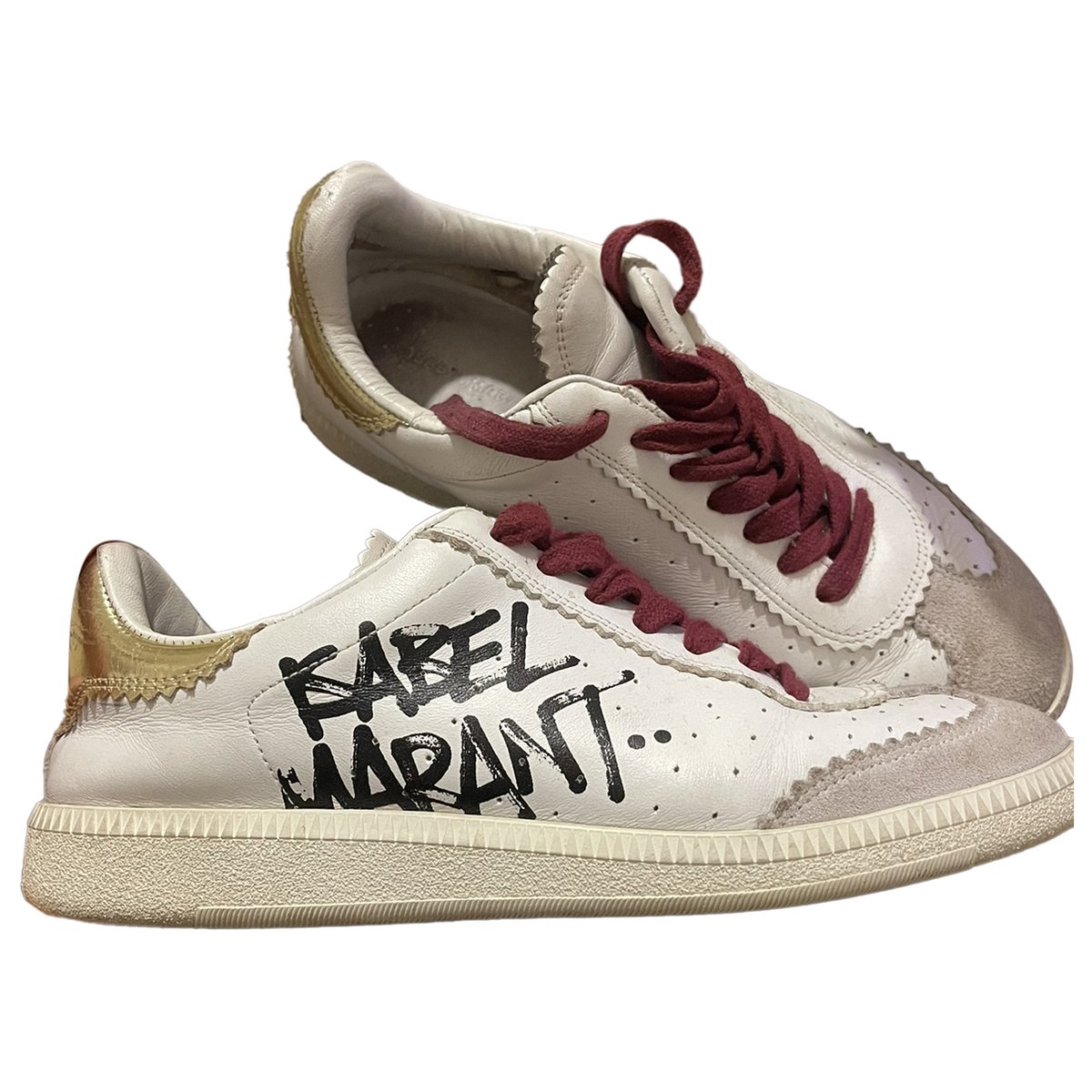 Bryce leather trainers
