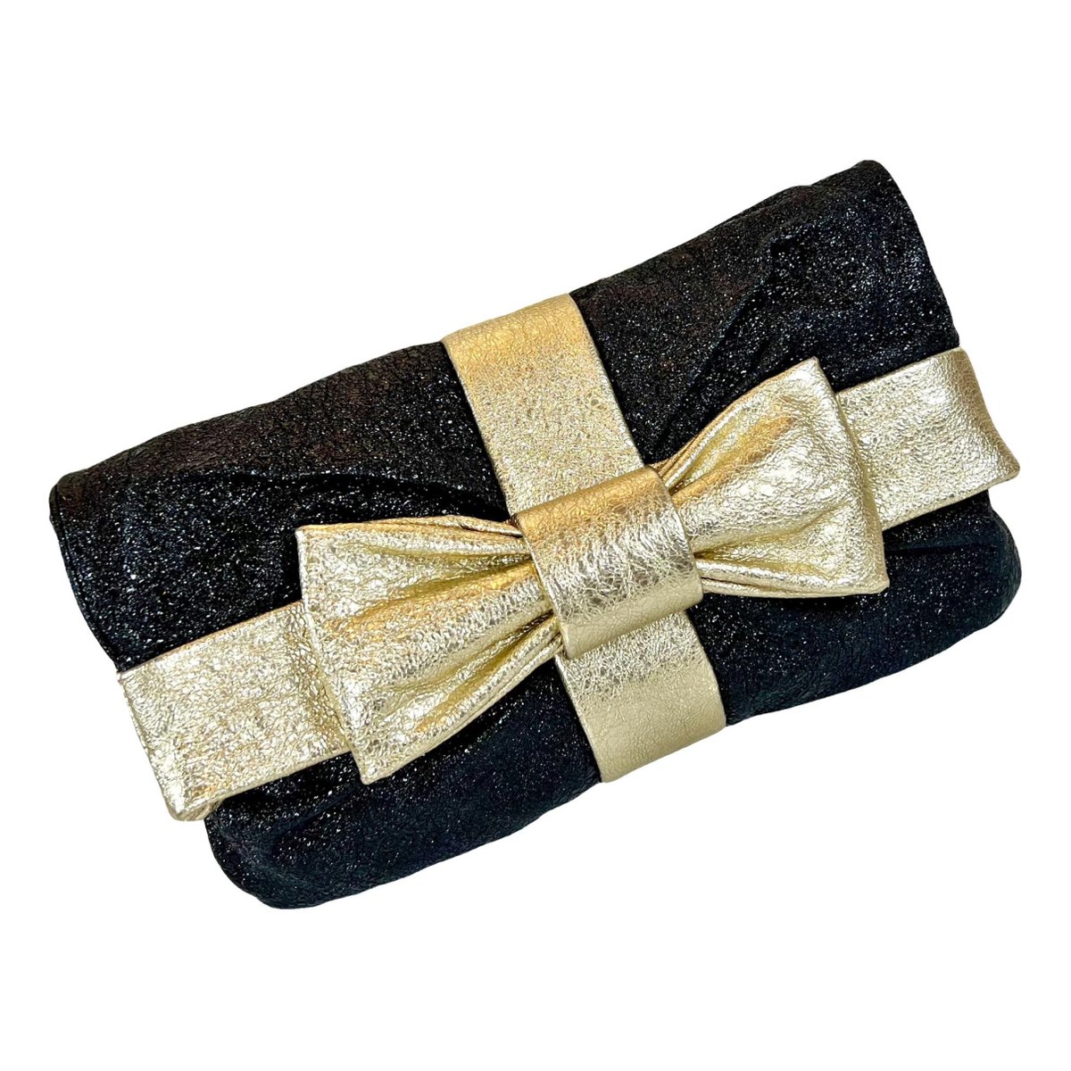 Leather clutch bag
