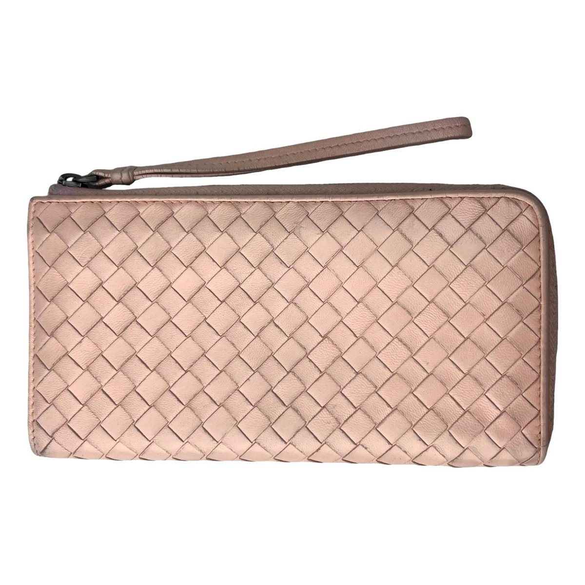 Intrecciato leather wallet