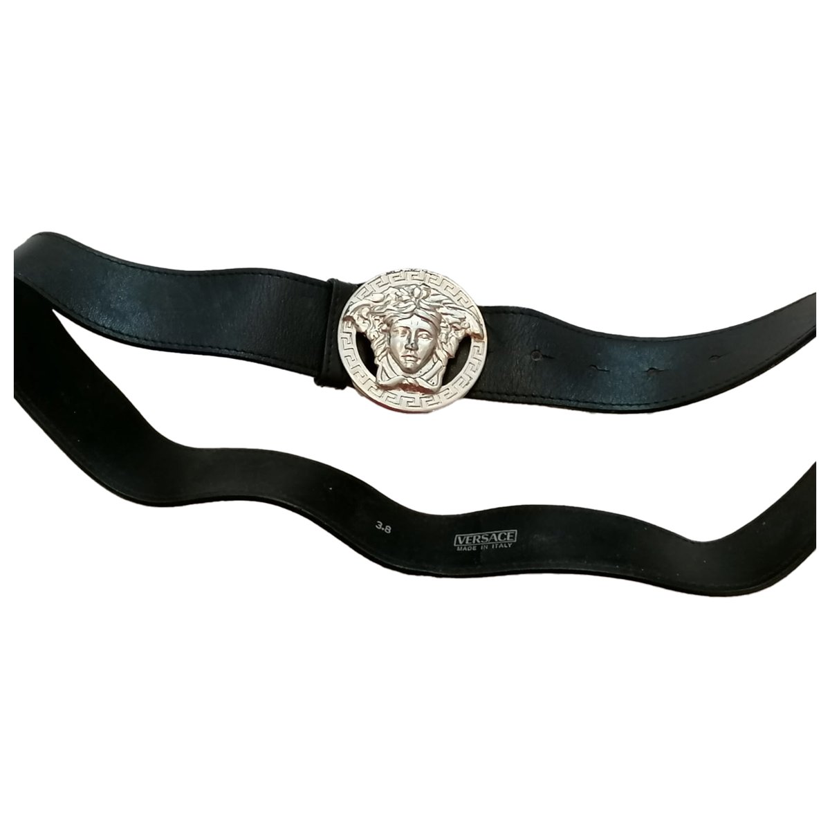 Medusa leather belt