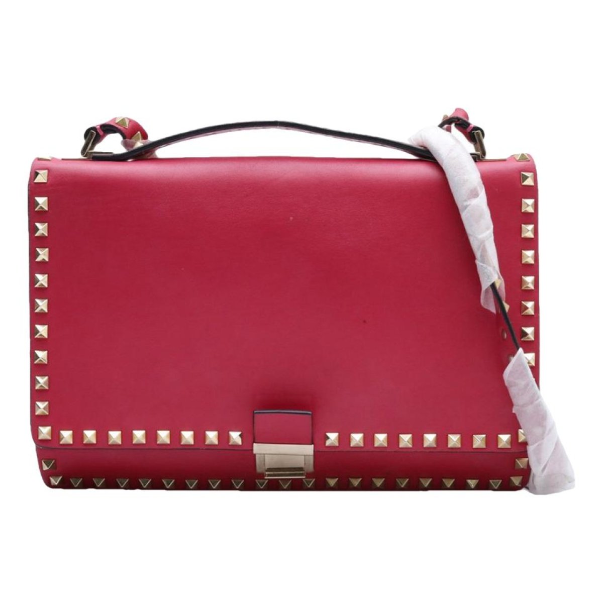 Rockstud spike leather crossbody bag