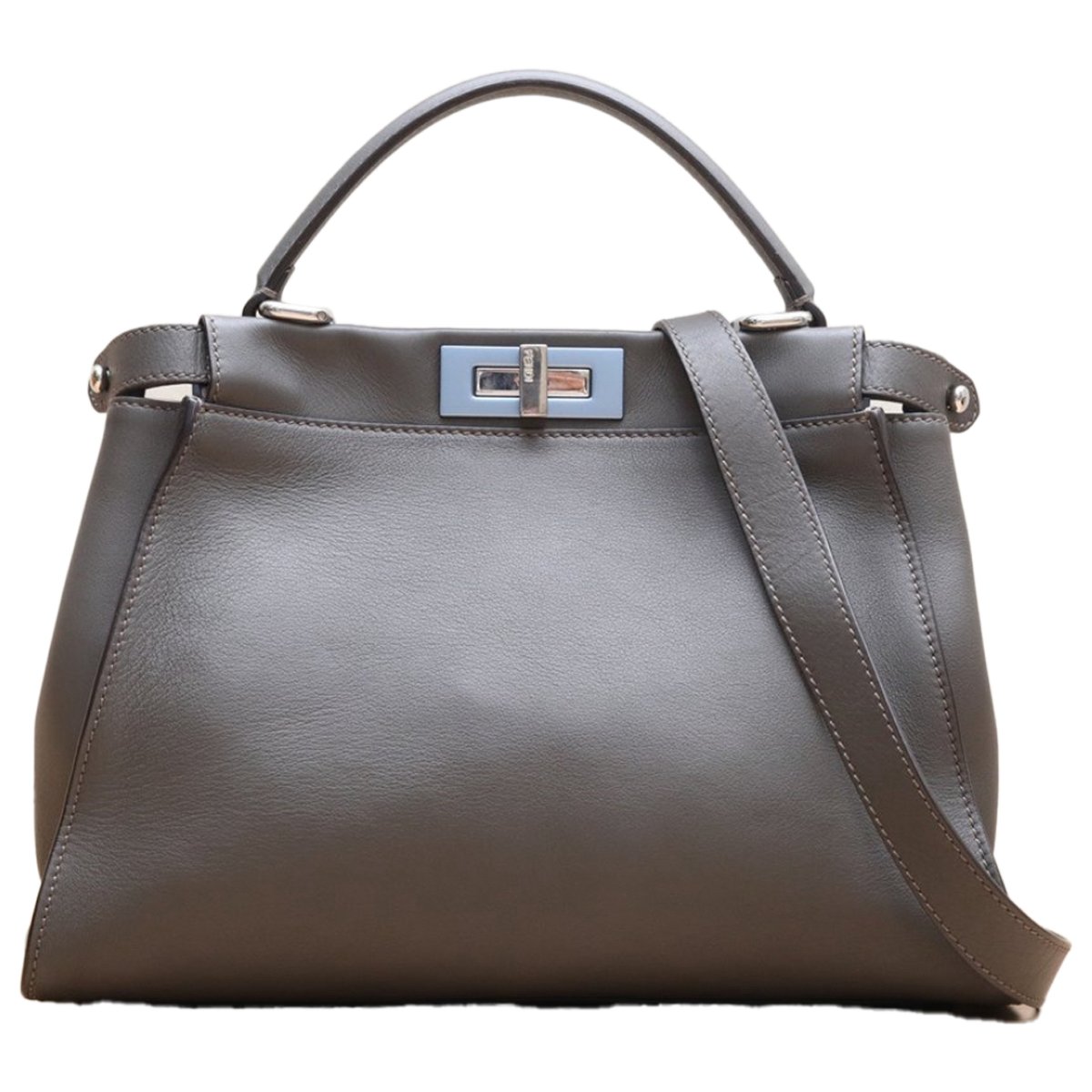 Peekaboo leather crossbody bag