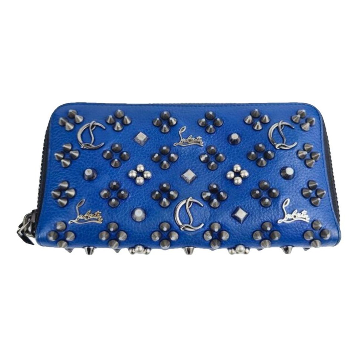 Loubiposh leather clutch bag