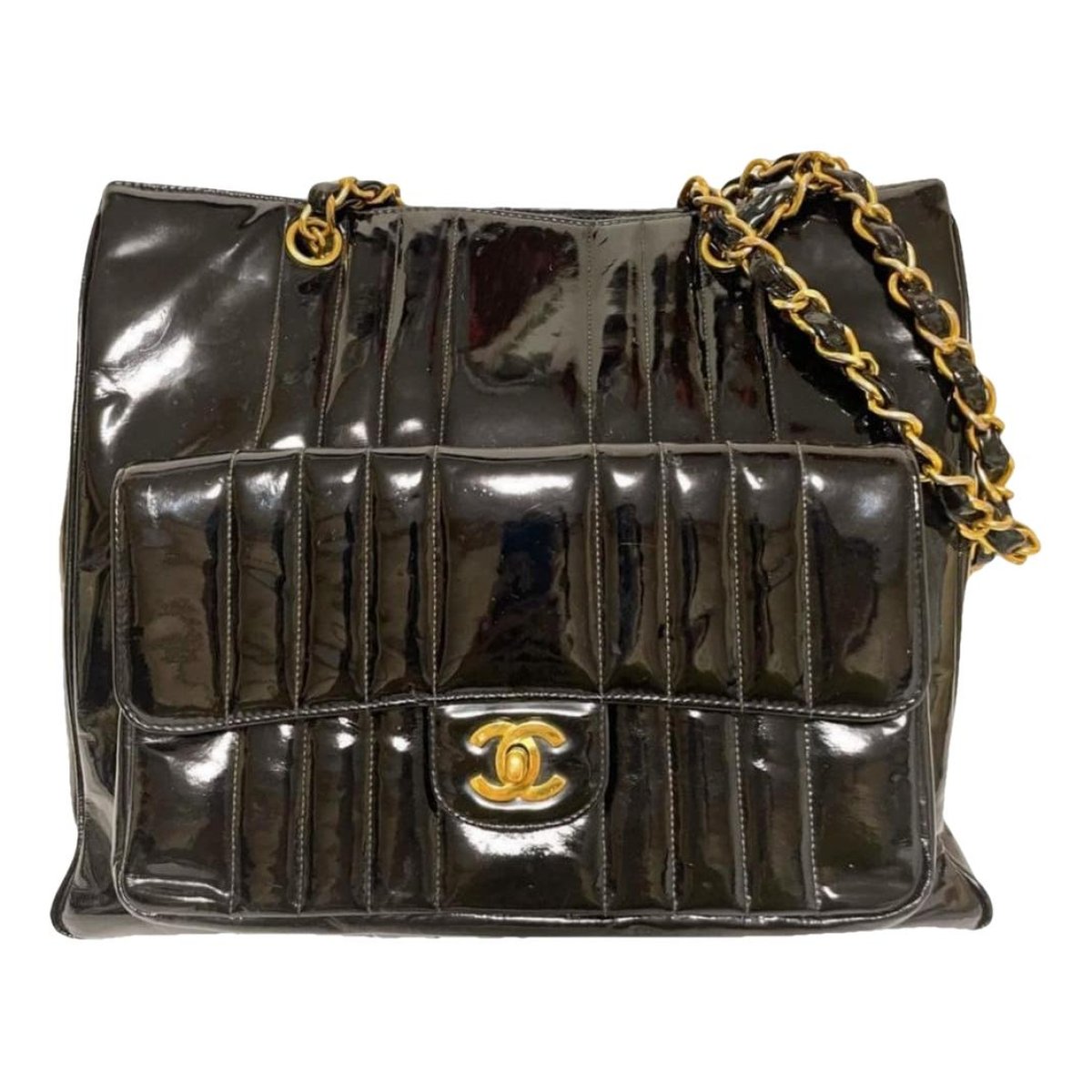 2.55 patent leather handbag