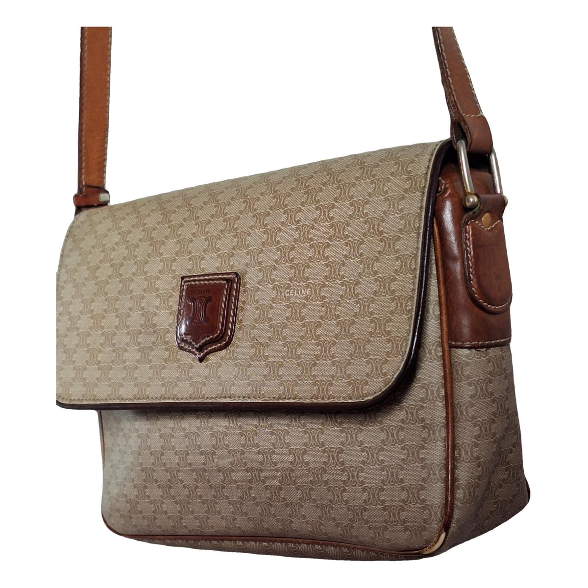 Crécy Vintage leather crossbody bag
